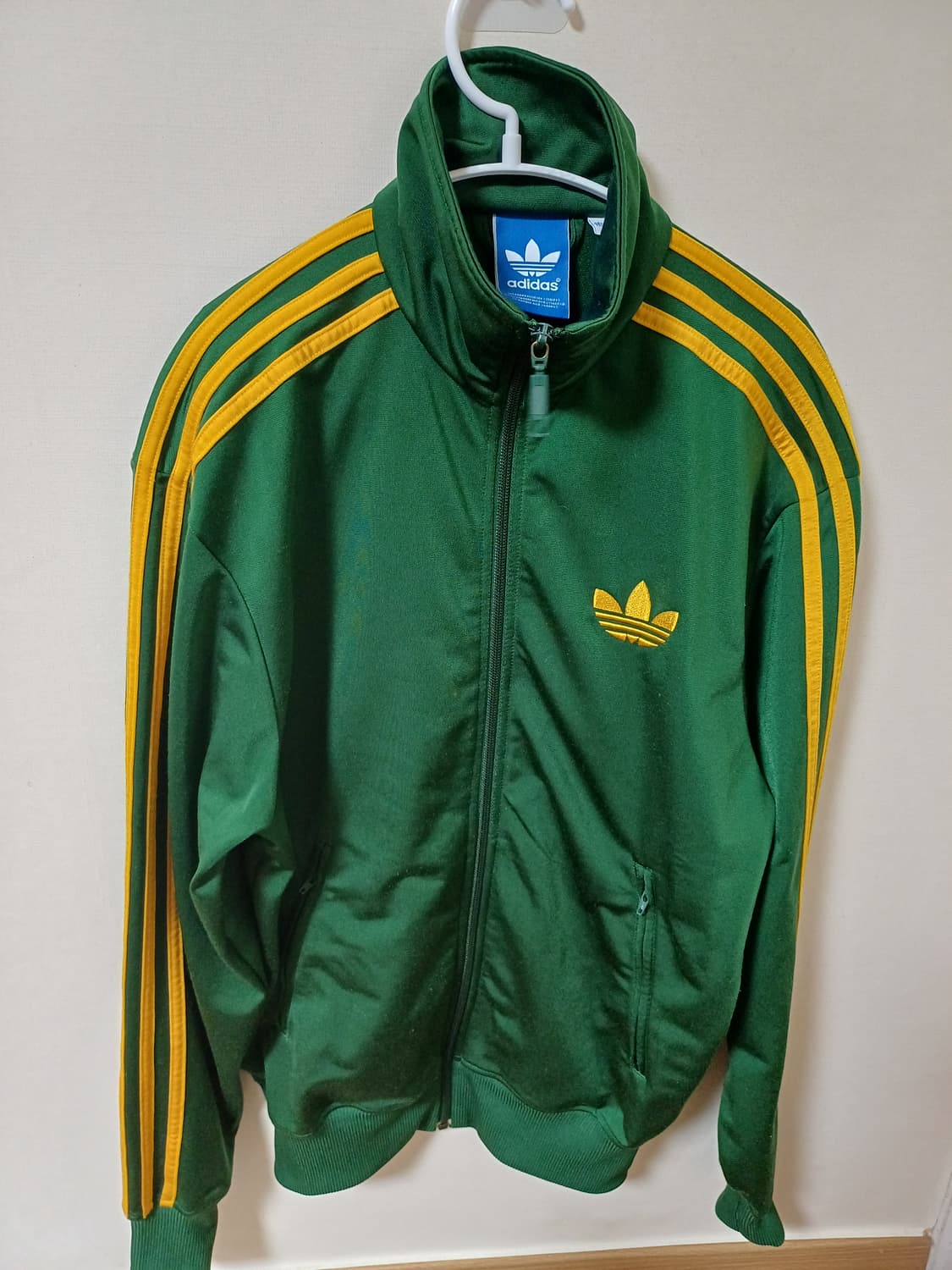 아디다스 그린/옐로우 파이어버드 트랙탑 상품이미지1