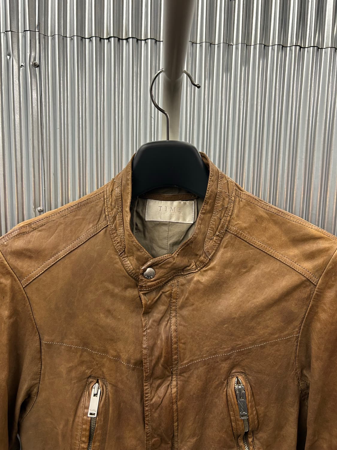TIME 브라운 양가죽 자켓 상품이미지4