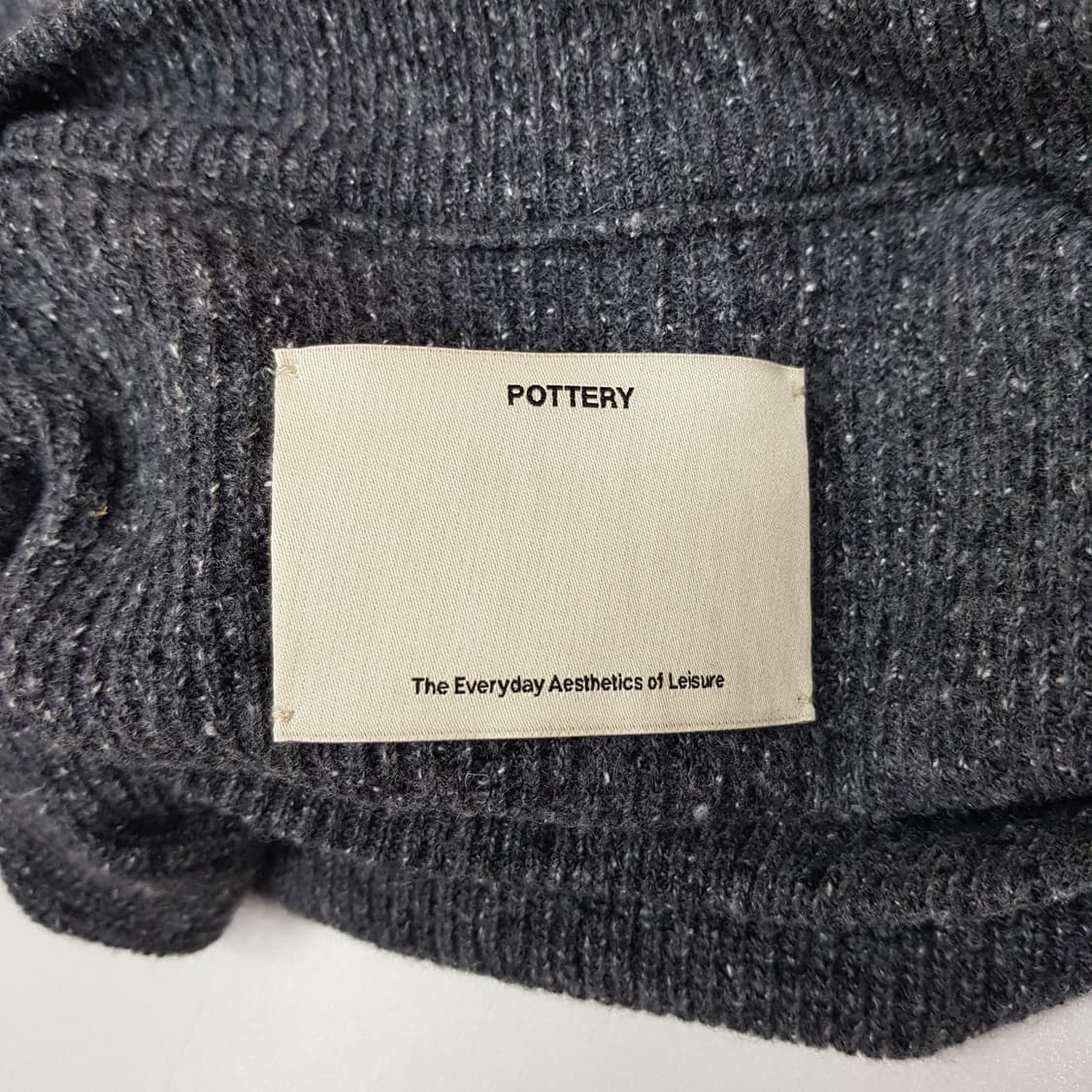 포터리(POTTERY) 2022 울 실크 블렌드 크루넥 니트 2사이즈 상품이미지4
