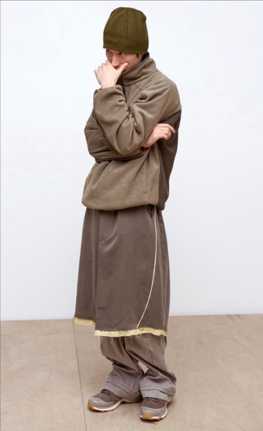 엑슬림 하프집업 후리스 상품이미지2