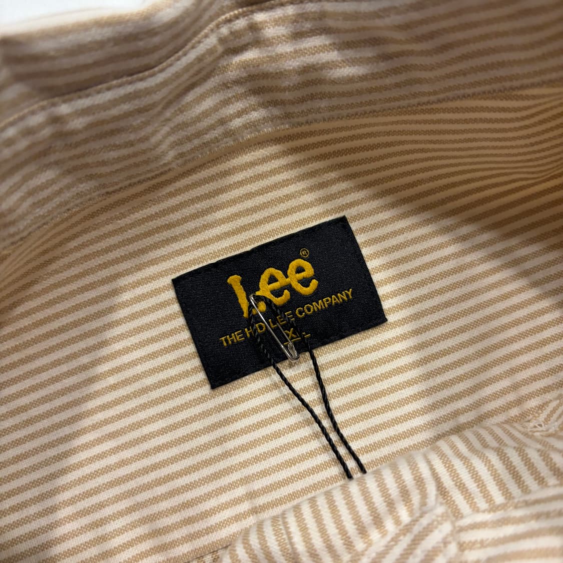 [XL] Lee 리 오버핏 스트라이프 셔츠 D599 상품이미지5