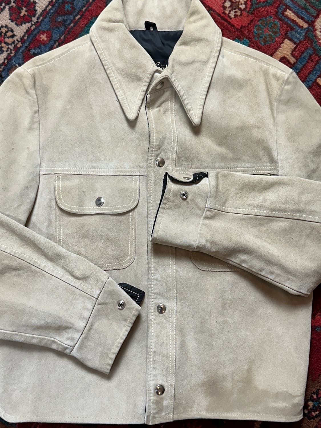 80's 시어스 스웨이드 웨스턴 자켓 빈티지 레더 자켓 상품이미지8