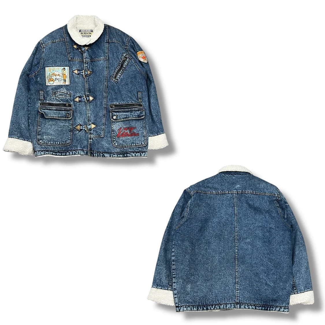 밥슨 셰르파 데님 더플코트 s08671 상품이미지1