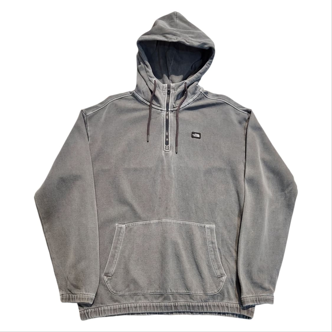 노스페이스 하프집업 후드티 그레이 (M) 상품이미지1
