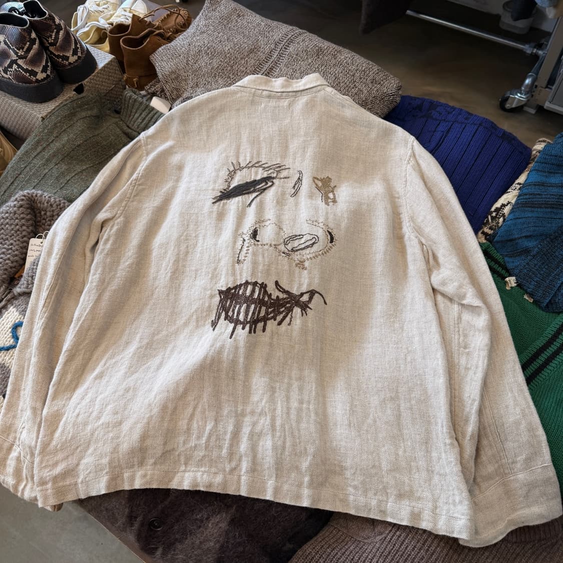 00 ~ 10S 아워레가시 린넨 셔츠 자켓 52 XL 상품이미지1