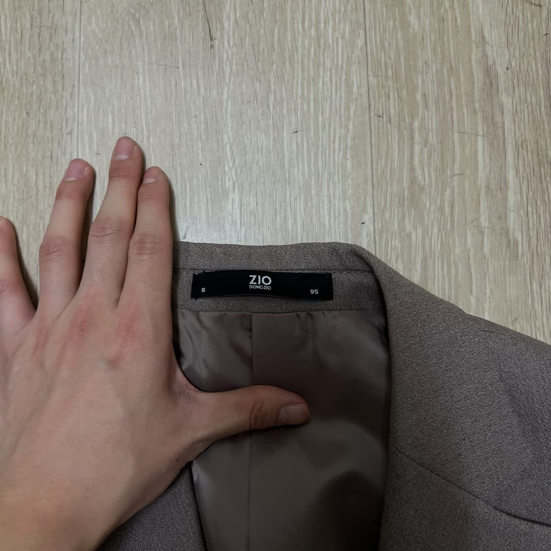 지오송지오 남성 싱글 정장 자켓 M/95  상품이미지4