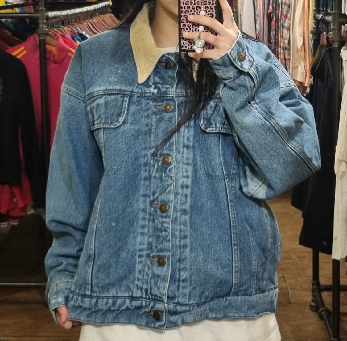 [Hi] vtg 빈티지 데님 자켓 블루 상품이미지1