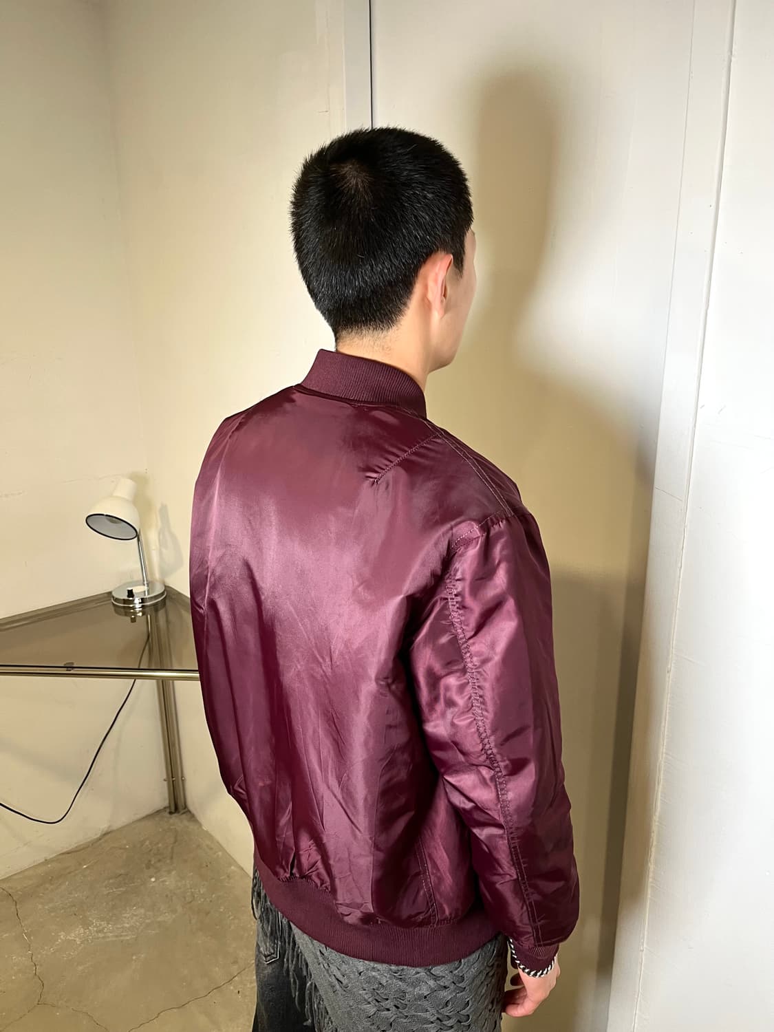 Nylon Ma-1 Type Bomber Jacket 상품이미지2