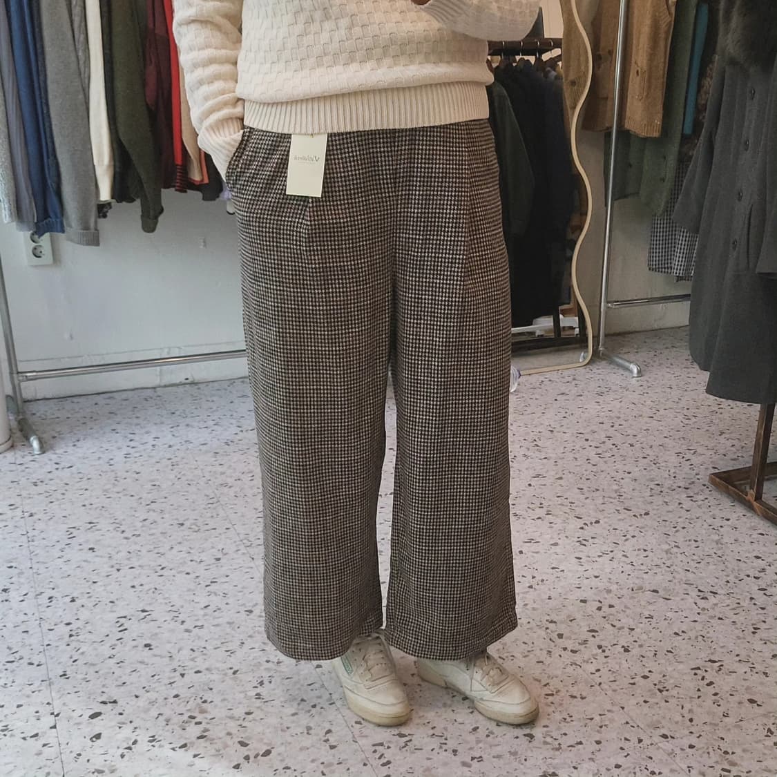 하운드투스체크 울밴딩 슬랙스 상품이미지9