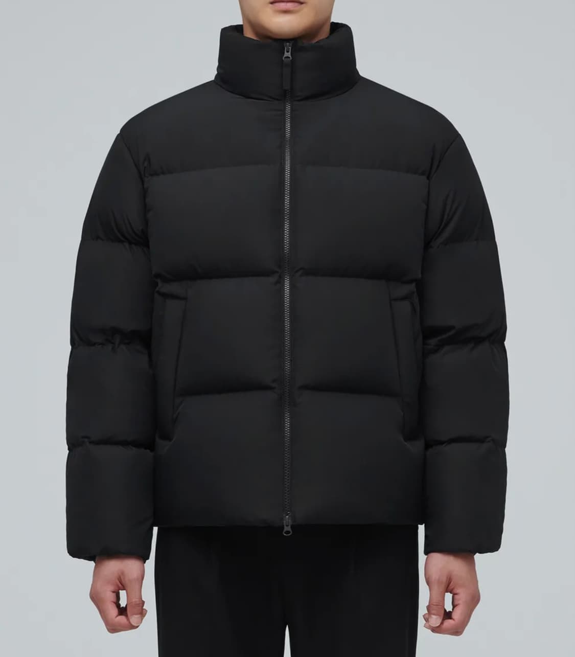 L / 블랙 ) 무신사스탠다드 다운 푸퍼 숏패딩 상품이미지1