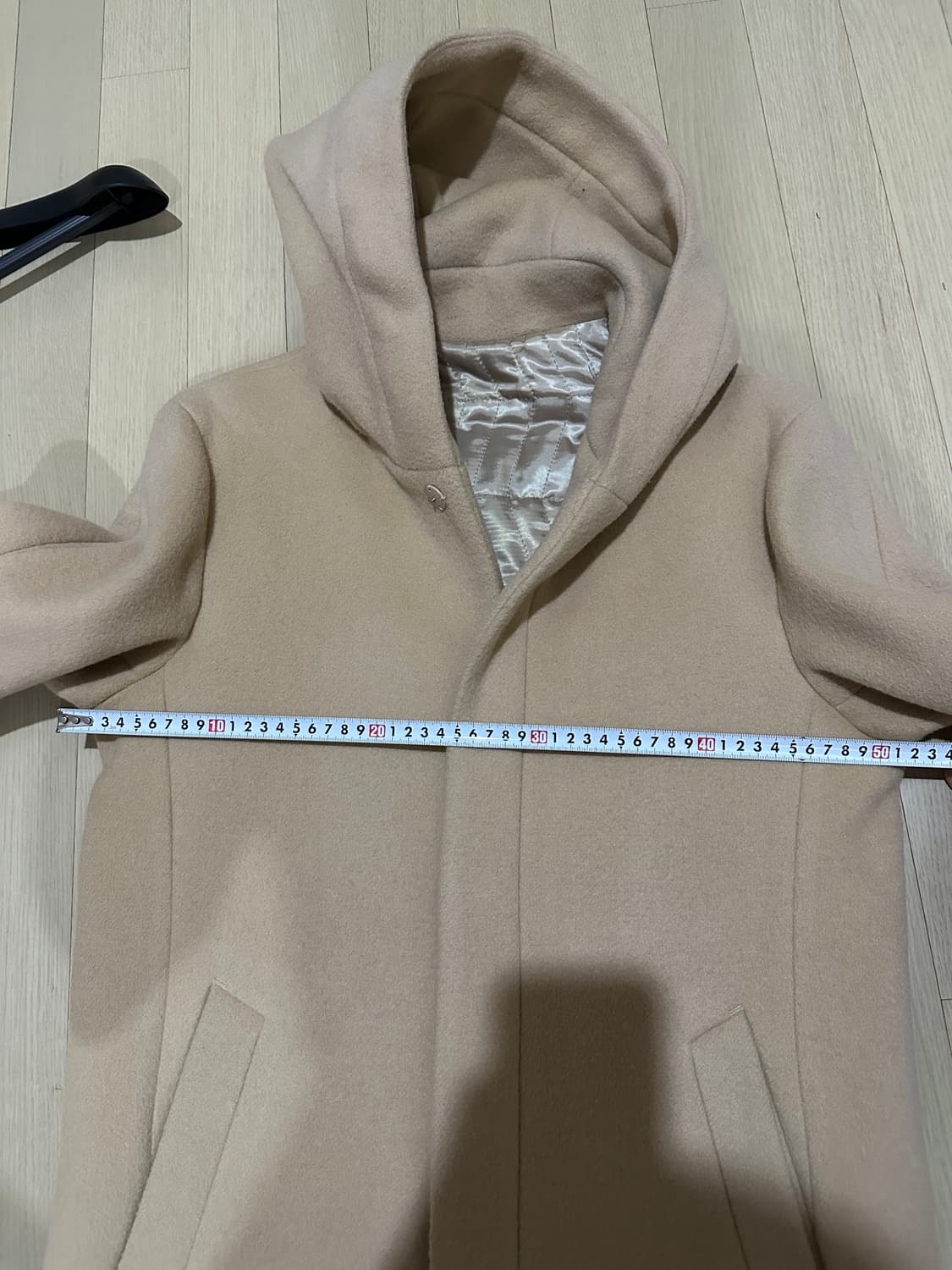 지오지아 후드코트 95 다크네이비 베이지 (1벌당 가격) 상품이미지5