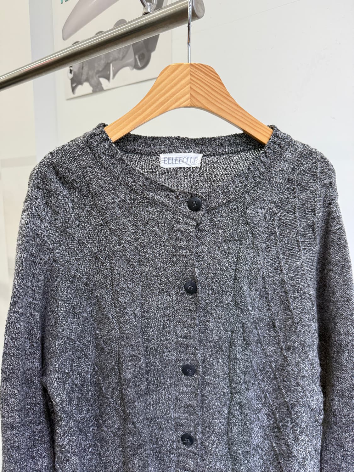 빈티지 BELLE CLUB (Made in Japan) 니트 가디건 상품이미지2