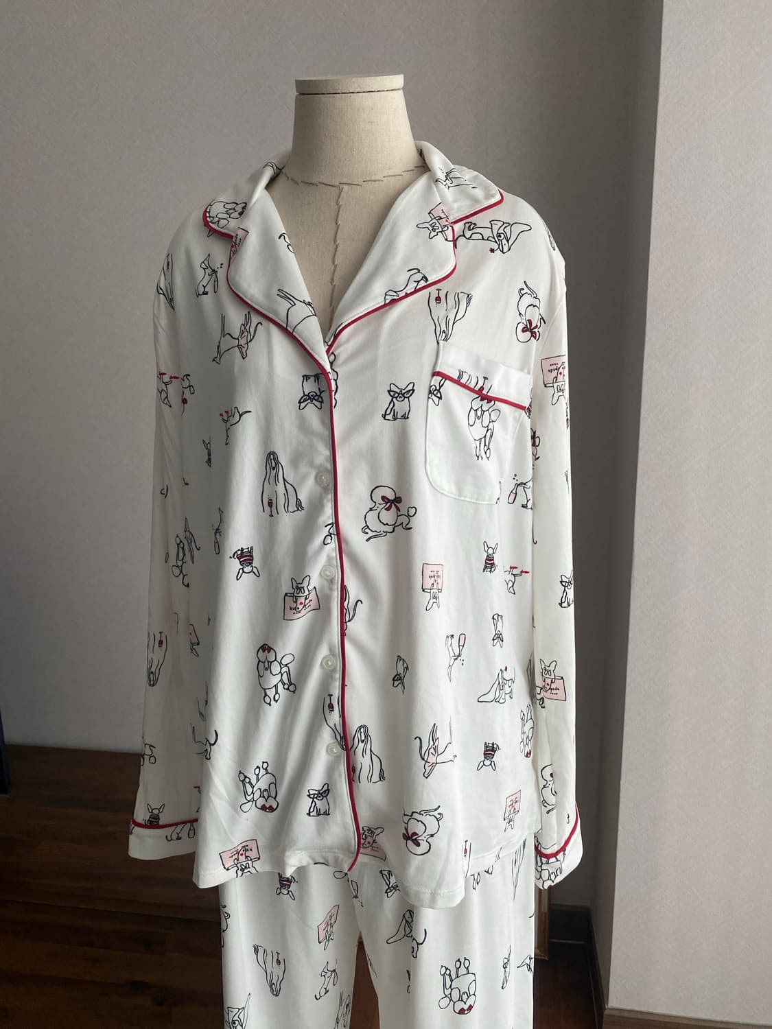 kate spade 케이트스페이드 롱 파자마 세트(M,미착용) 상품이미지5