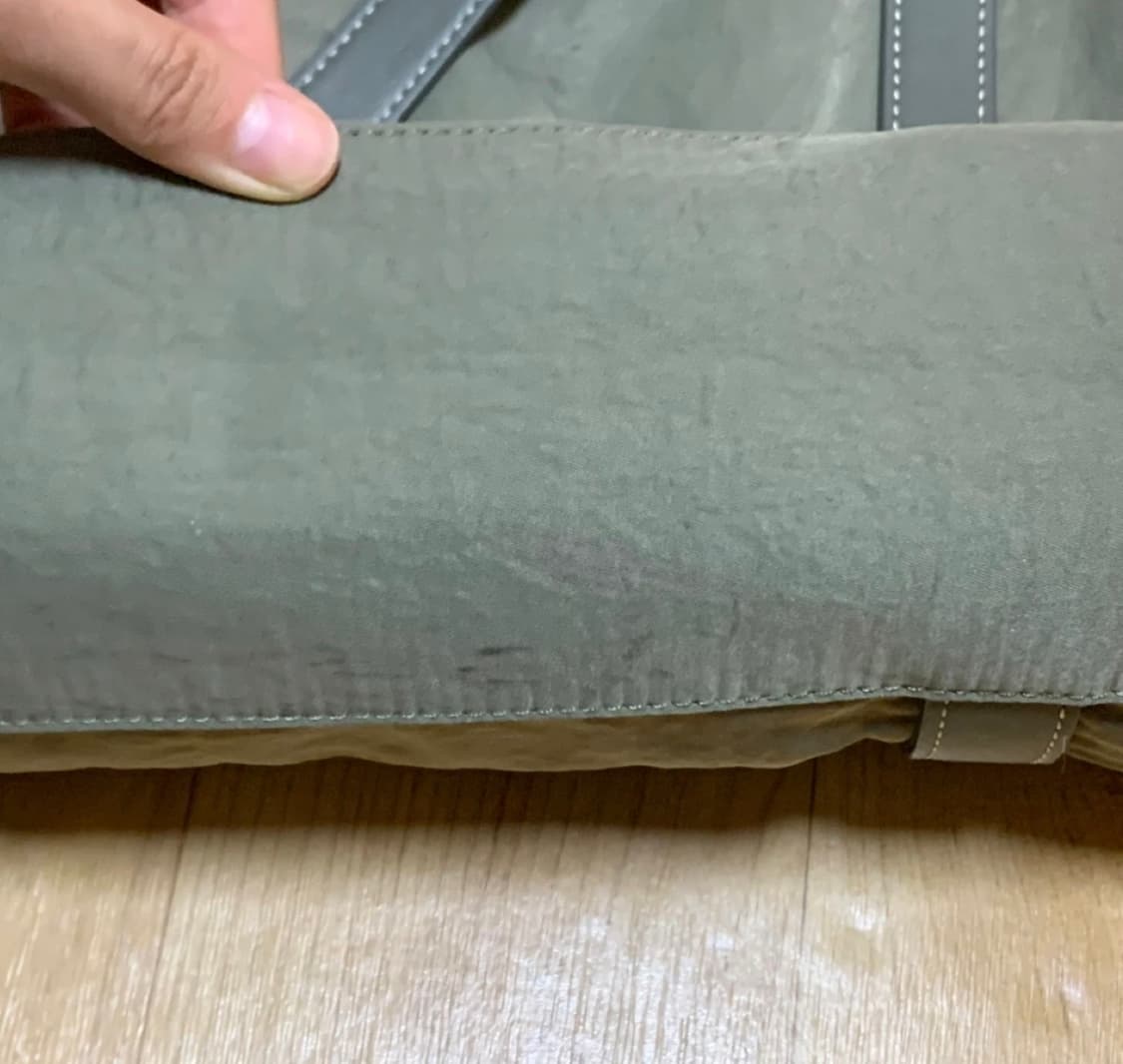 마뗑킴 패브릭 뉴 쇼퍼백 카키 상품이미지4