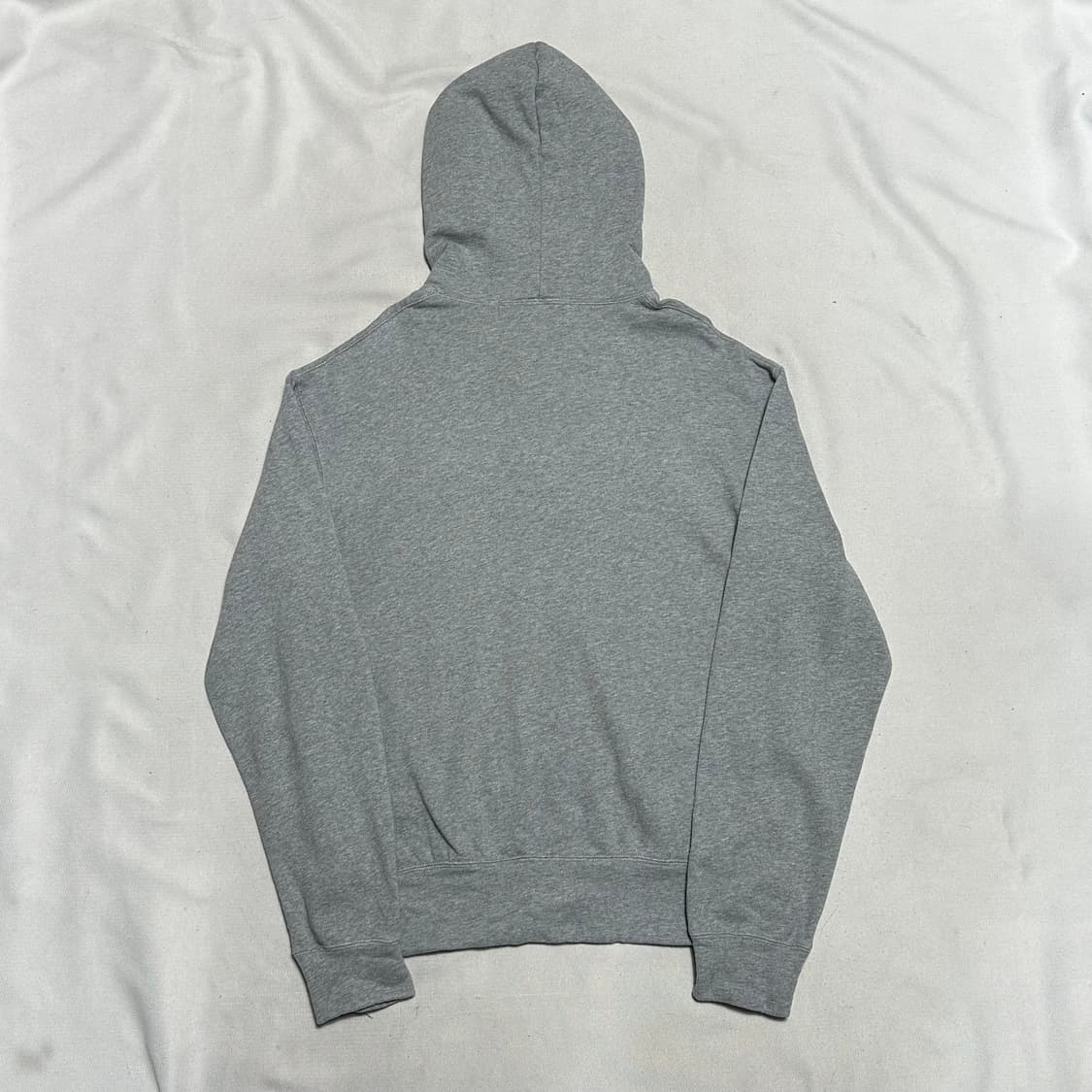 XL 꼼데가르송 레드 하트와펜 그레이 후드티 상품이미지3