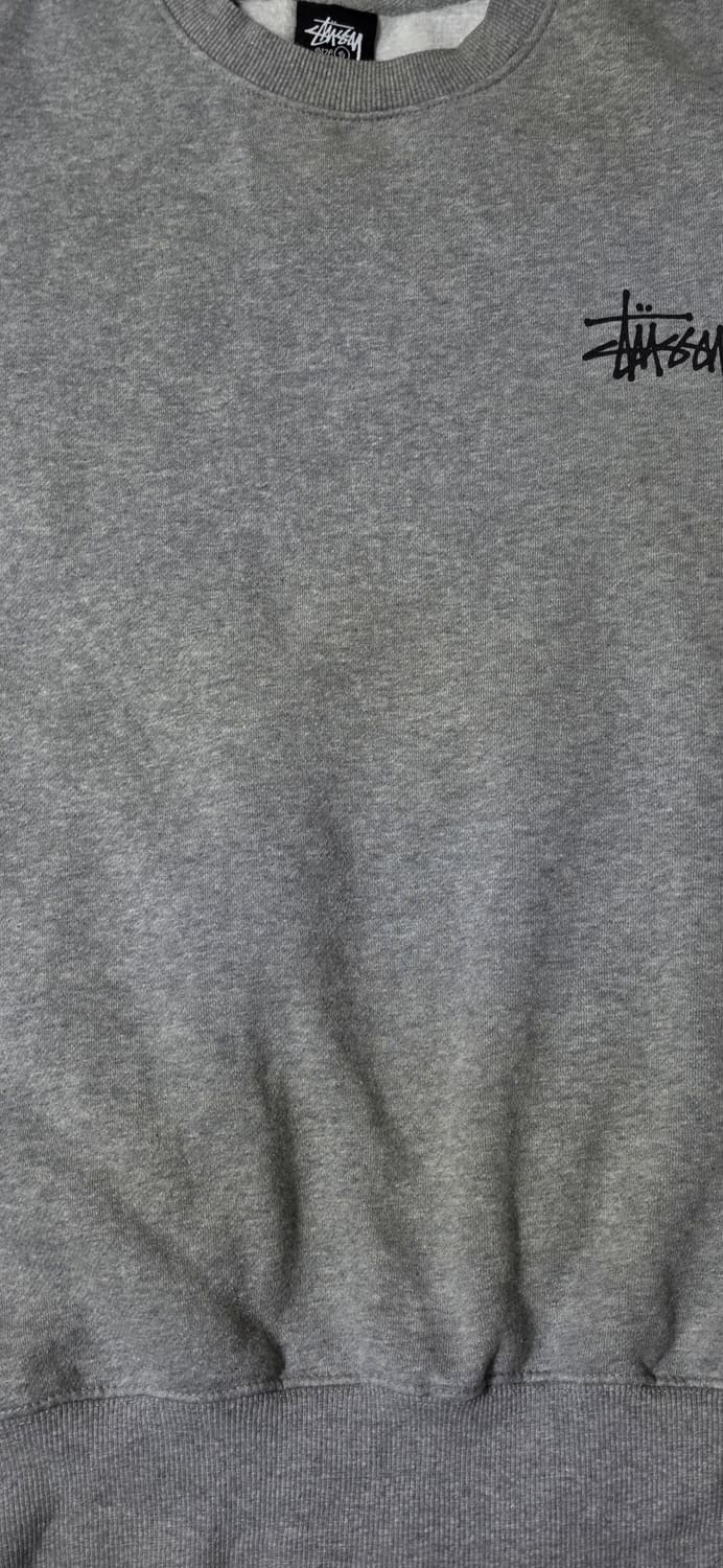 스투시 맨투맨 그레이 S 상품이미지5