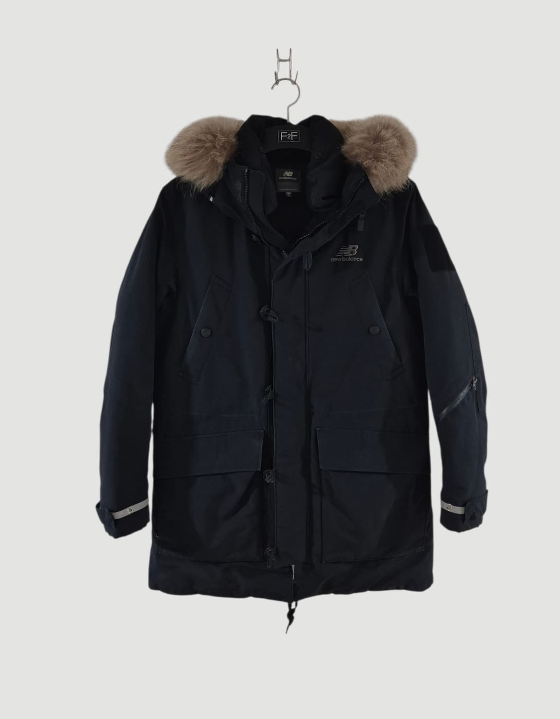 [100]뉴발란스 거위털 롱파카 패딩 상품이미지1