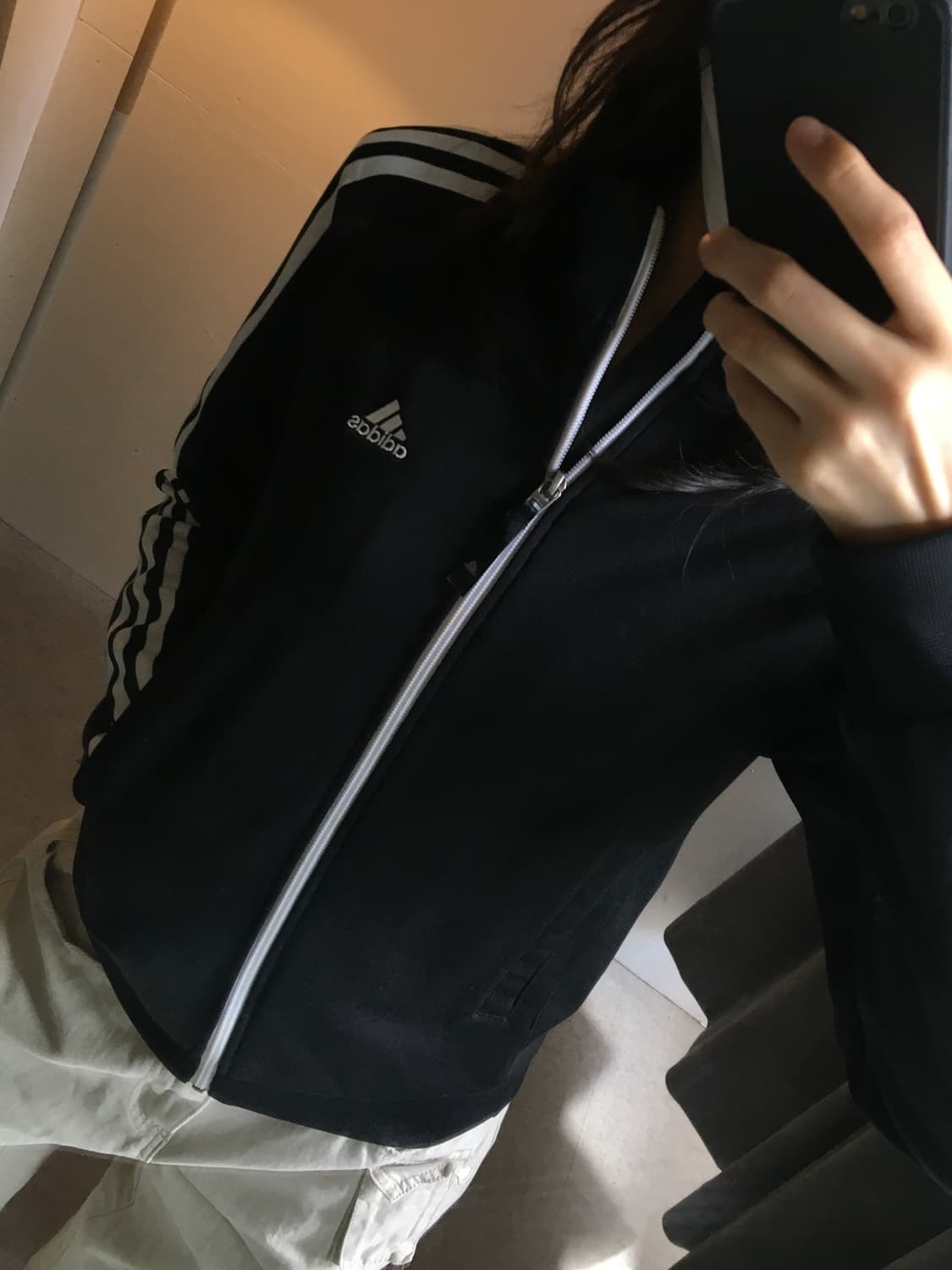 아디다스 삼선로고 사이드라인 집업 상품이미지2