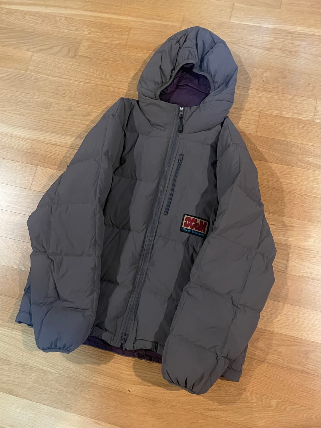 테켓 파파스 패딩 L 차콜 상품이미지1