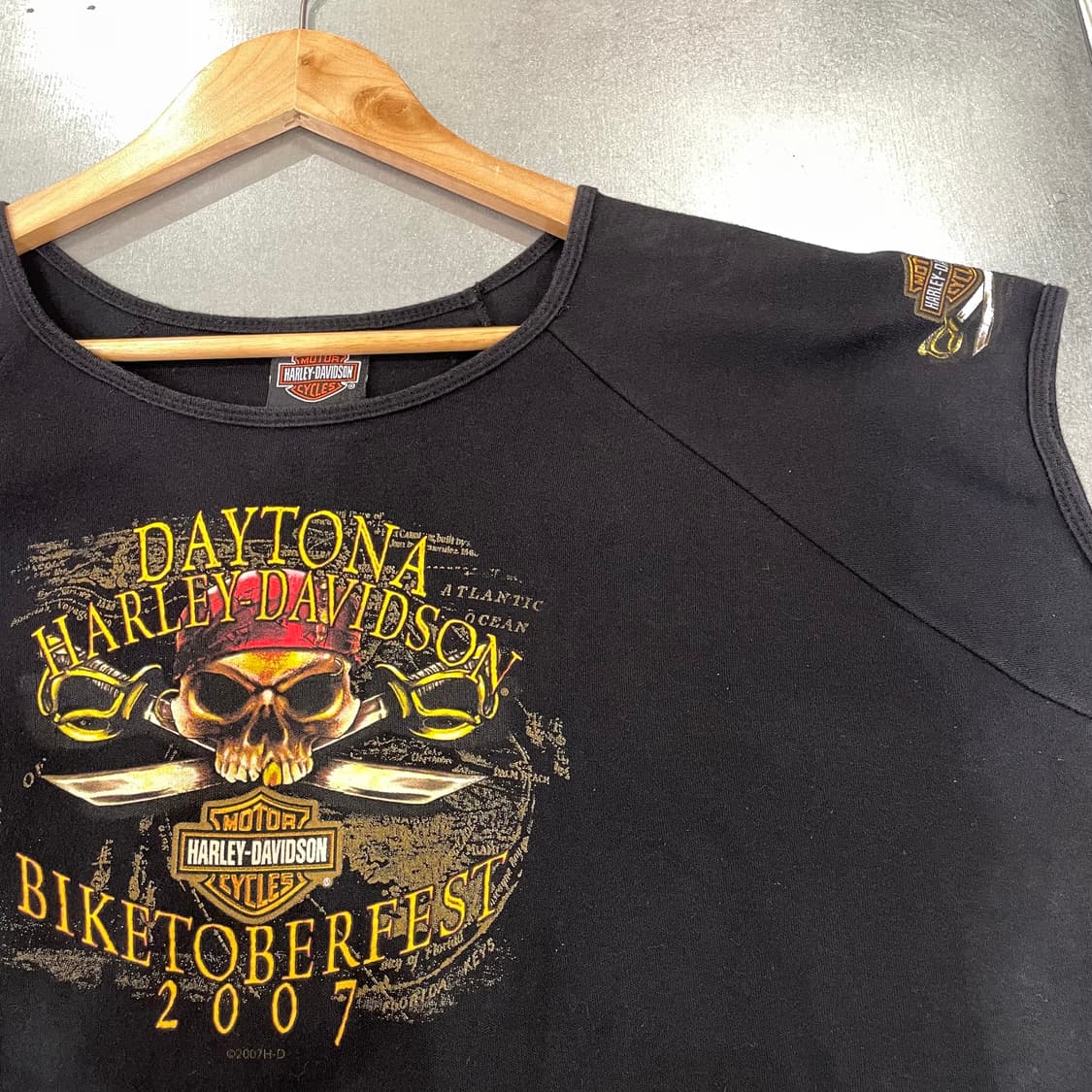 (XL) USA Harley Davidson 할리 프린팅 반팔티 상품이미지4