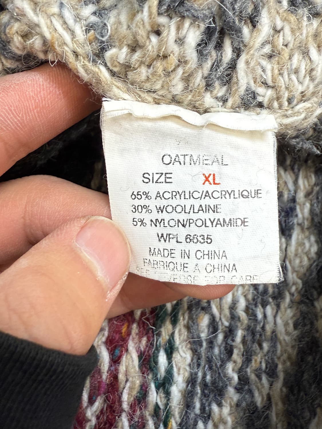 울리치 winterlichem 오버 프린트 니트 상품이미지7