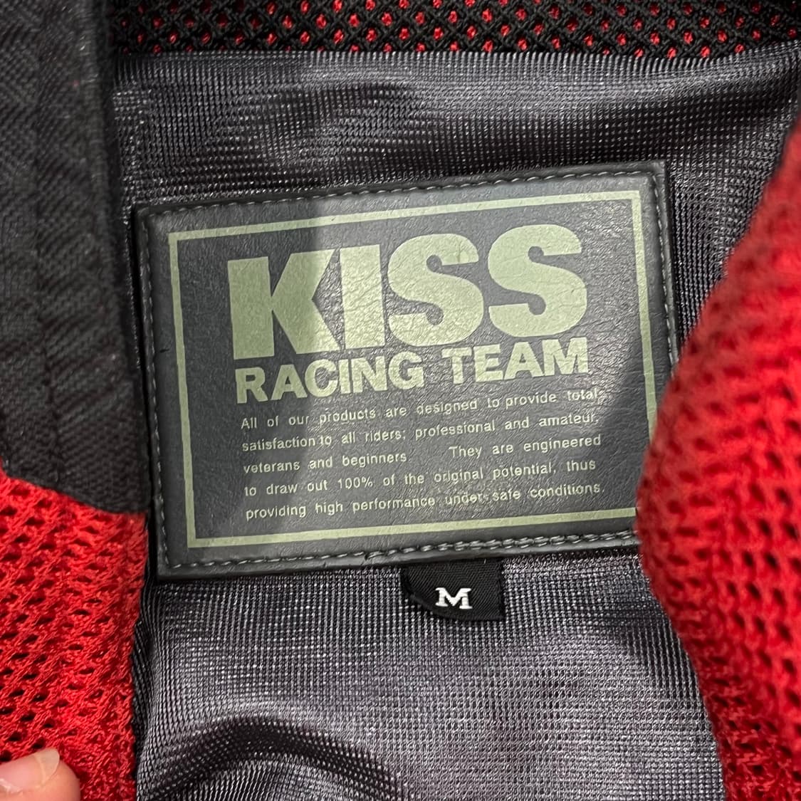 M KISS RACING 모터사이클 레이싱 자켓 상품이미지7