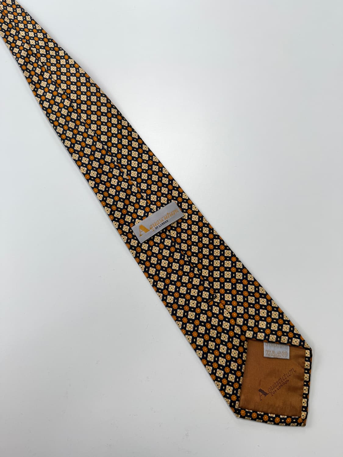 아쿠아스큐텀(Aquascutum) 실크 넥타이 9.3cm 상품이미지3