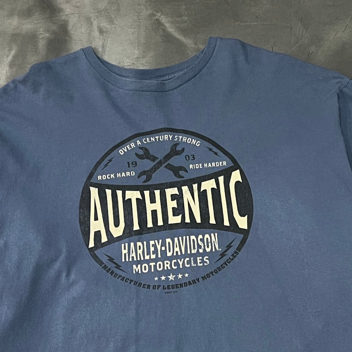  할리데이비슨 프린틴 롱슬리브 y14729 상품이미지3