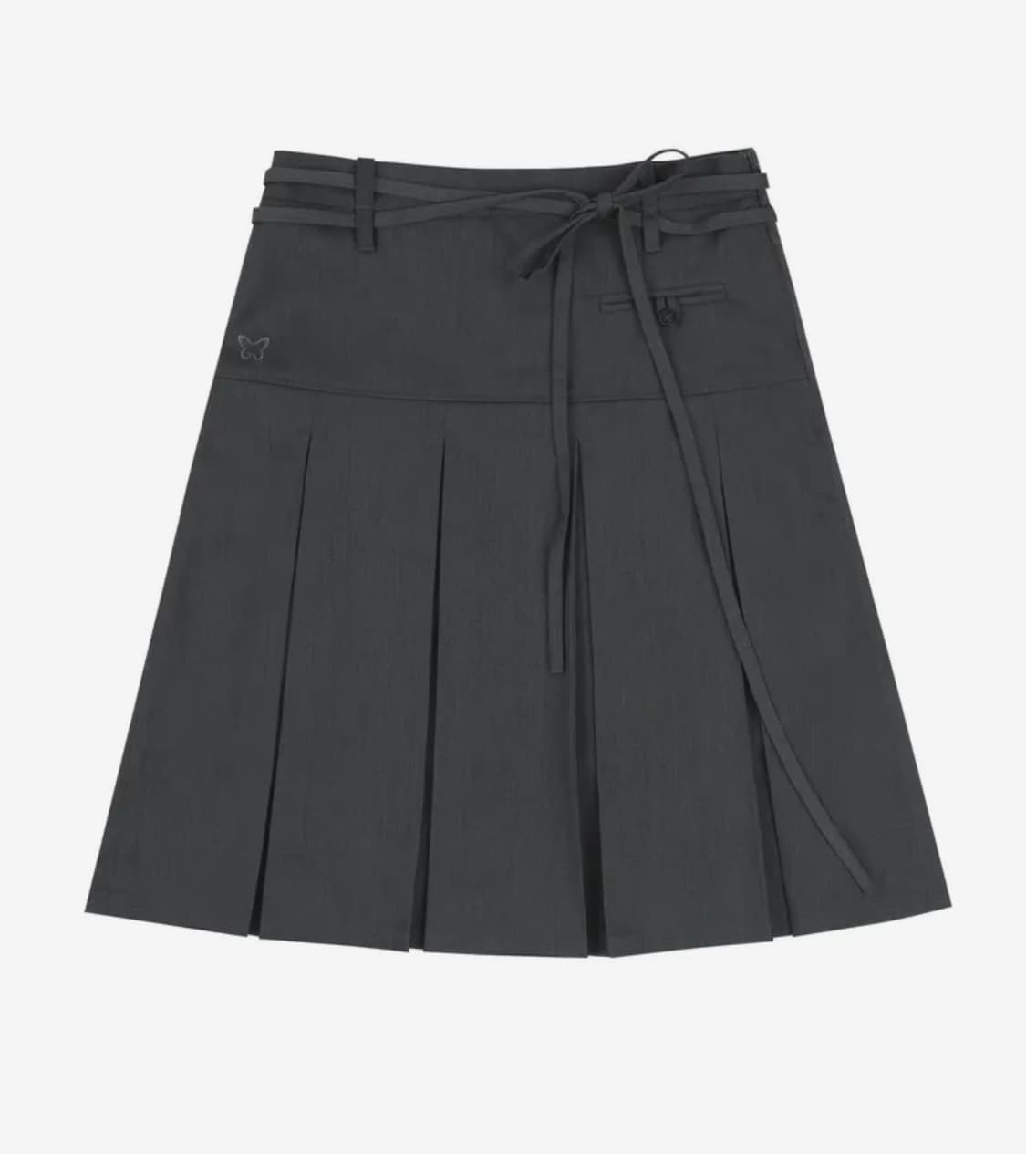 팬시클럽 플리츠 미디 스커트 상품이미지1