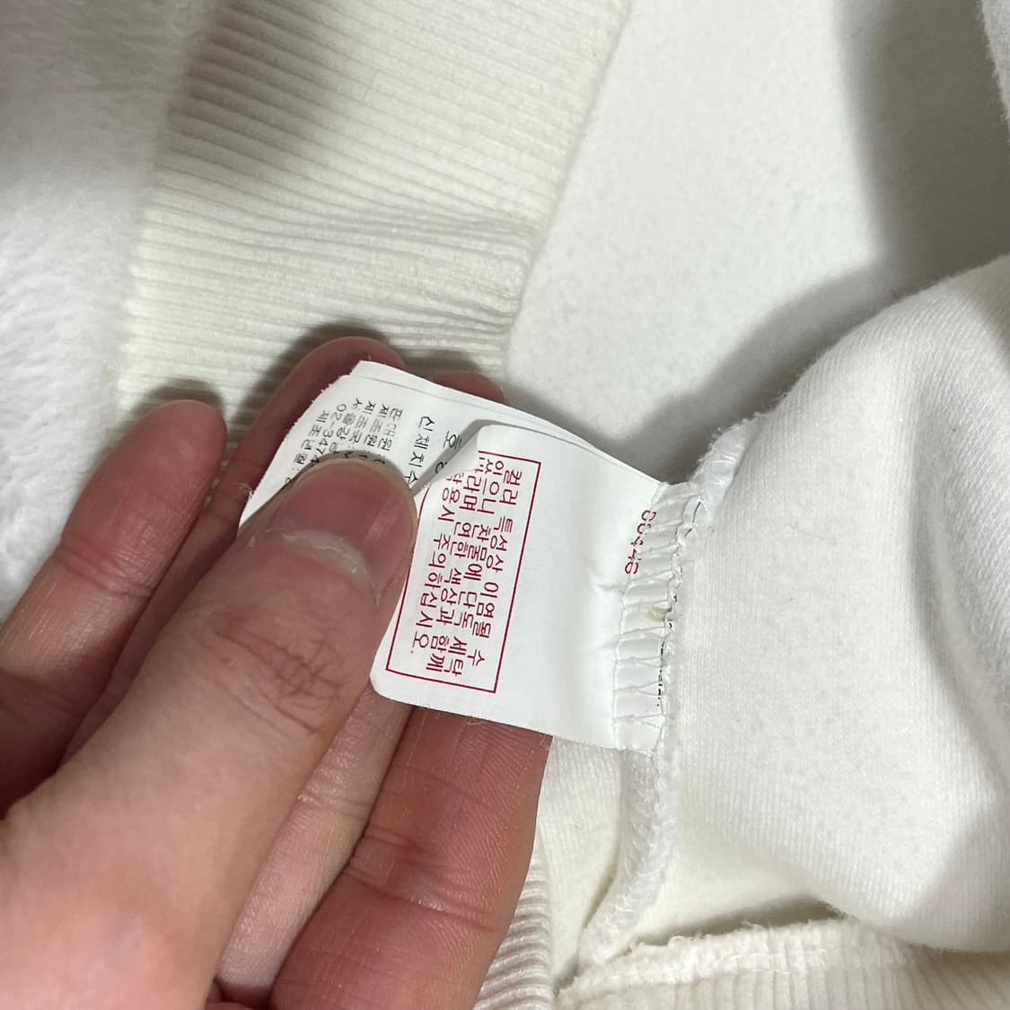 MLB 뉴욕양키스 화이트 플리스 티셔츠 여성XS 상품이미지6