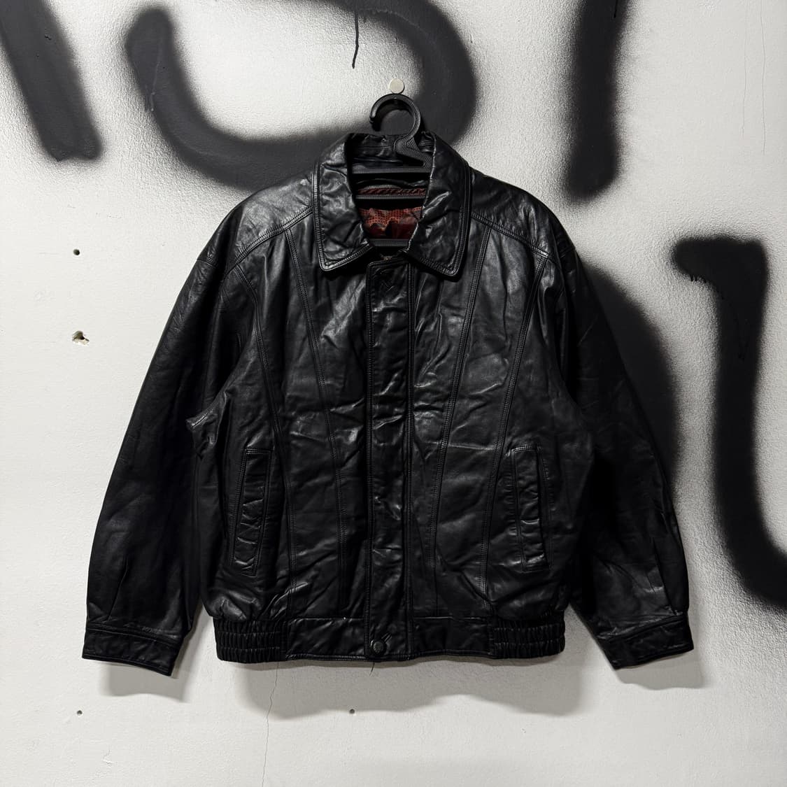 VTG 빈티지 100% 카우하이드 소가죽 A2 봄버 자켓 상품이미지1