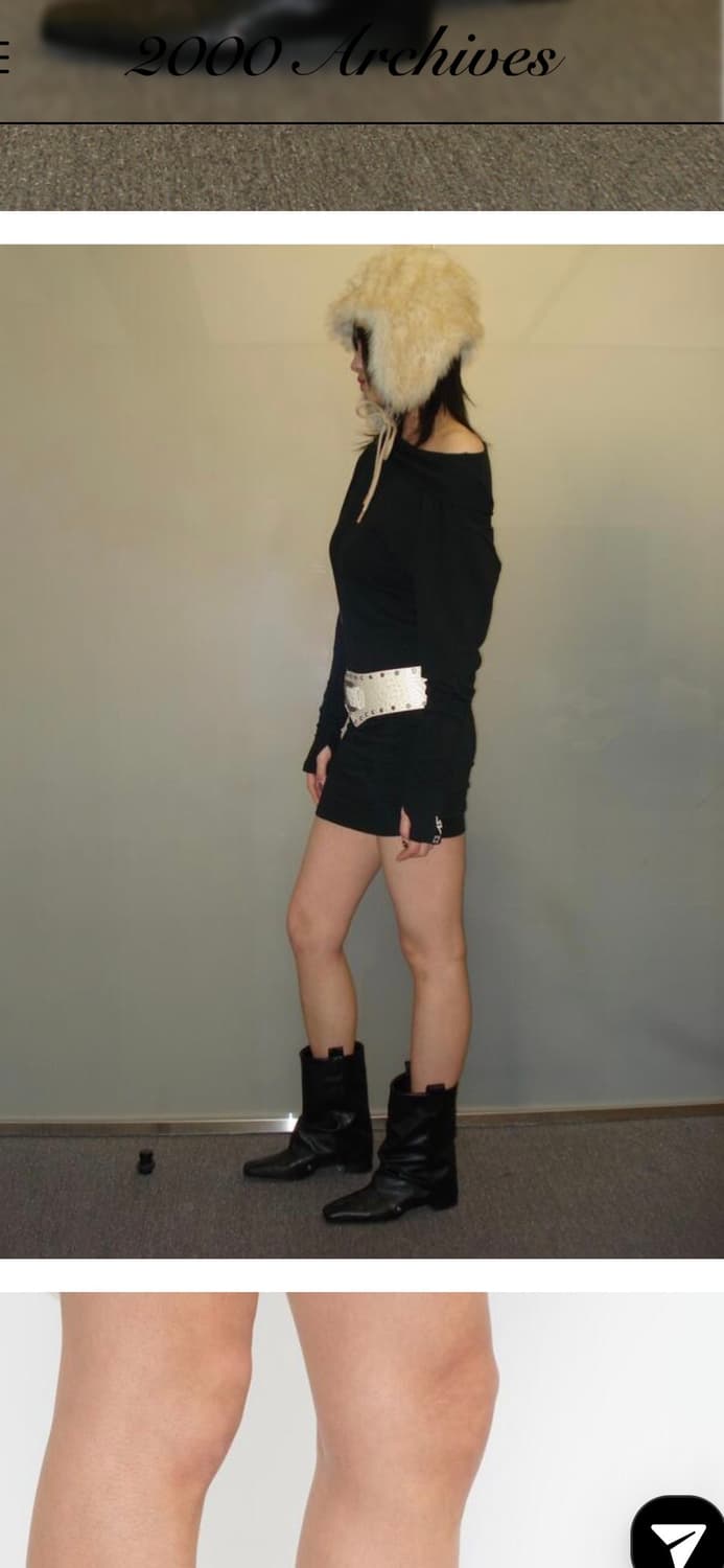 2000아카이브 셔링 워머 웨스턴 부츠 상품이미지3