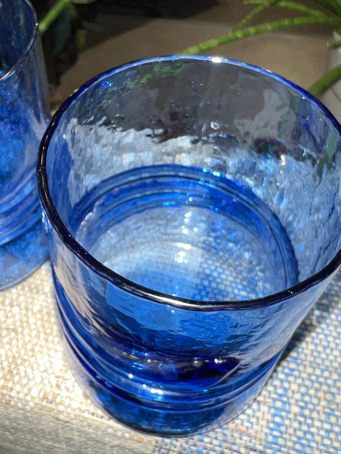 90 U.S.A studio hand blown Cobalt blue 상품이미지9