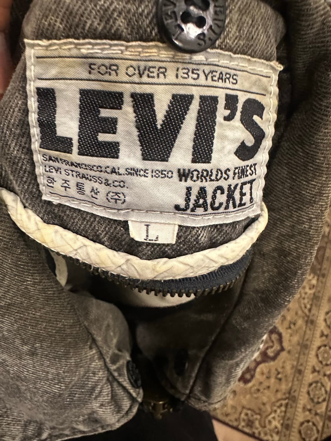 L)한주통상 리바이스 봄버 상품이미지3