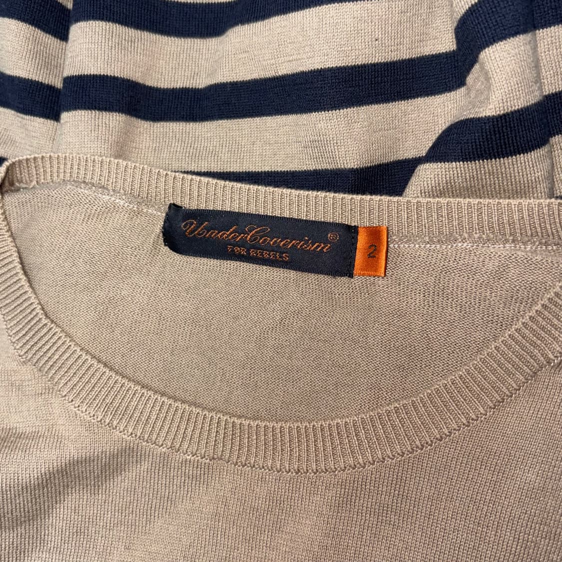 [2] SS07 UNDERCOVERISM Striped Knit 상품이미지4