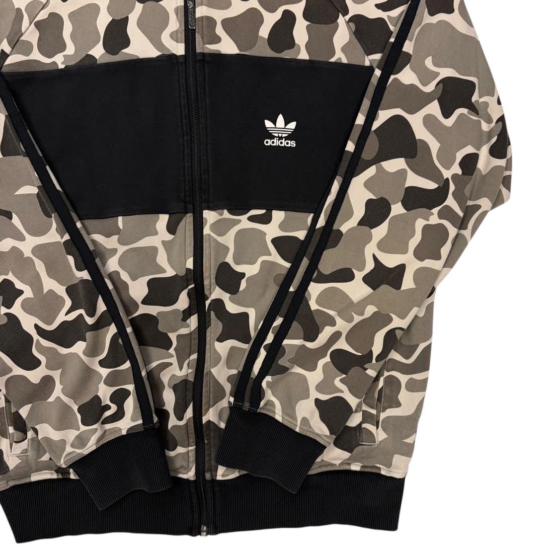 아디다스 블랙 카모 트랙탑 져지 2XL 상품이미지3