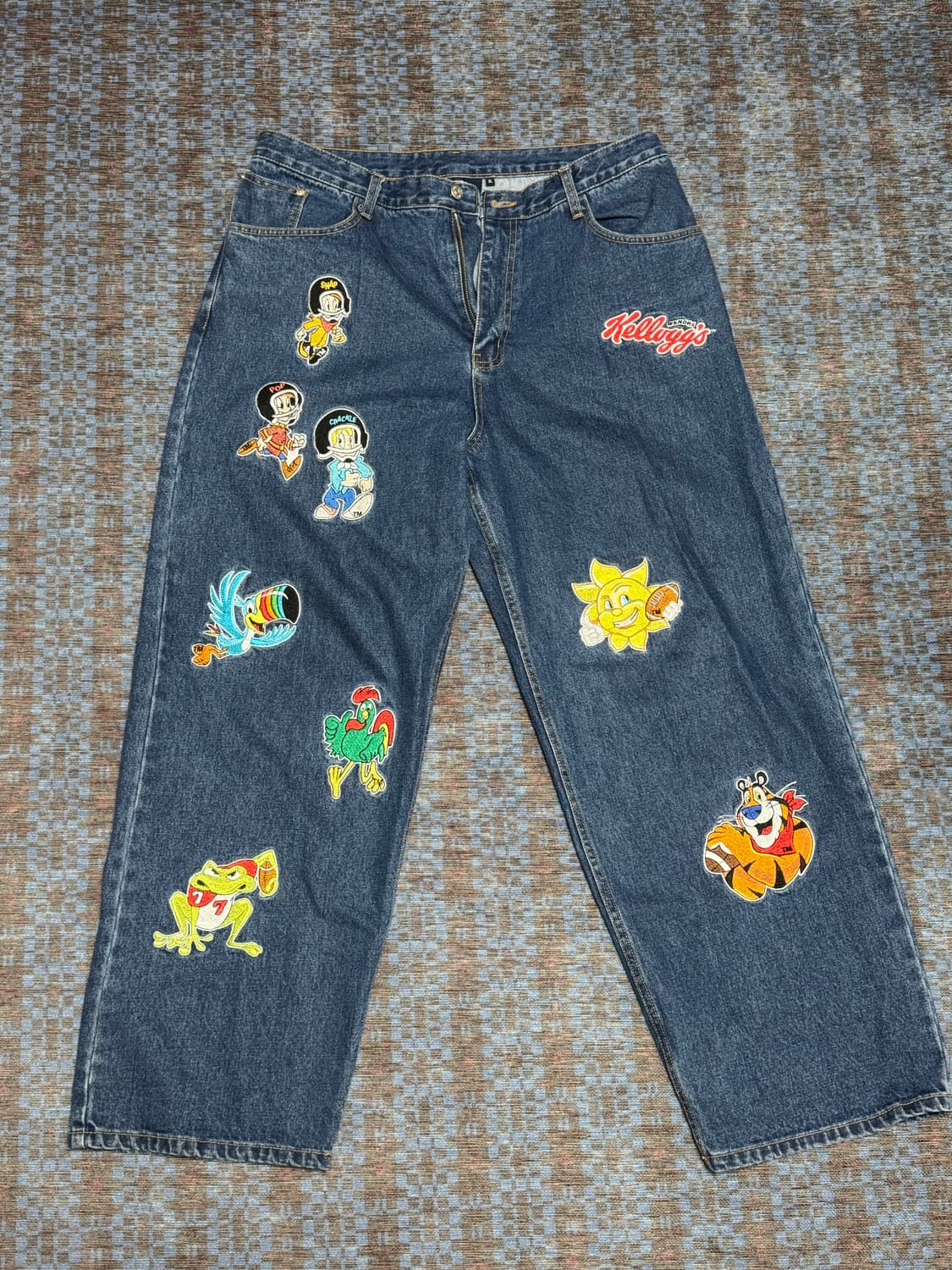 WKNDRS 위캔더스 진청바지 상품이미지1