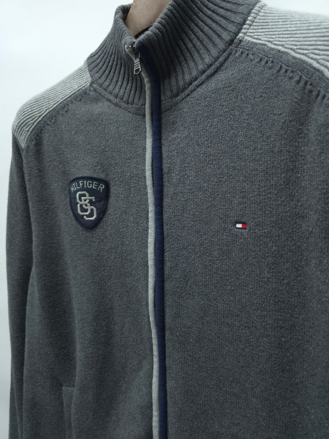 타미힐피거 와펜로고 니트 집업 ( 105~110 ) 상품이미지3