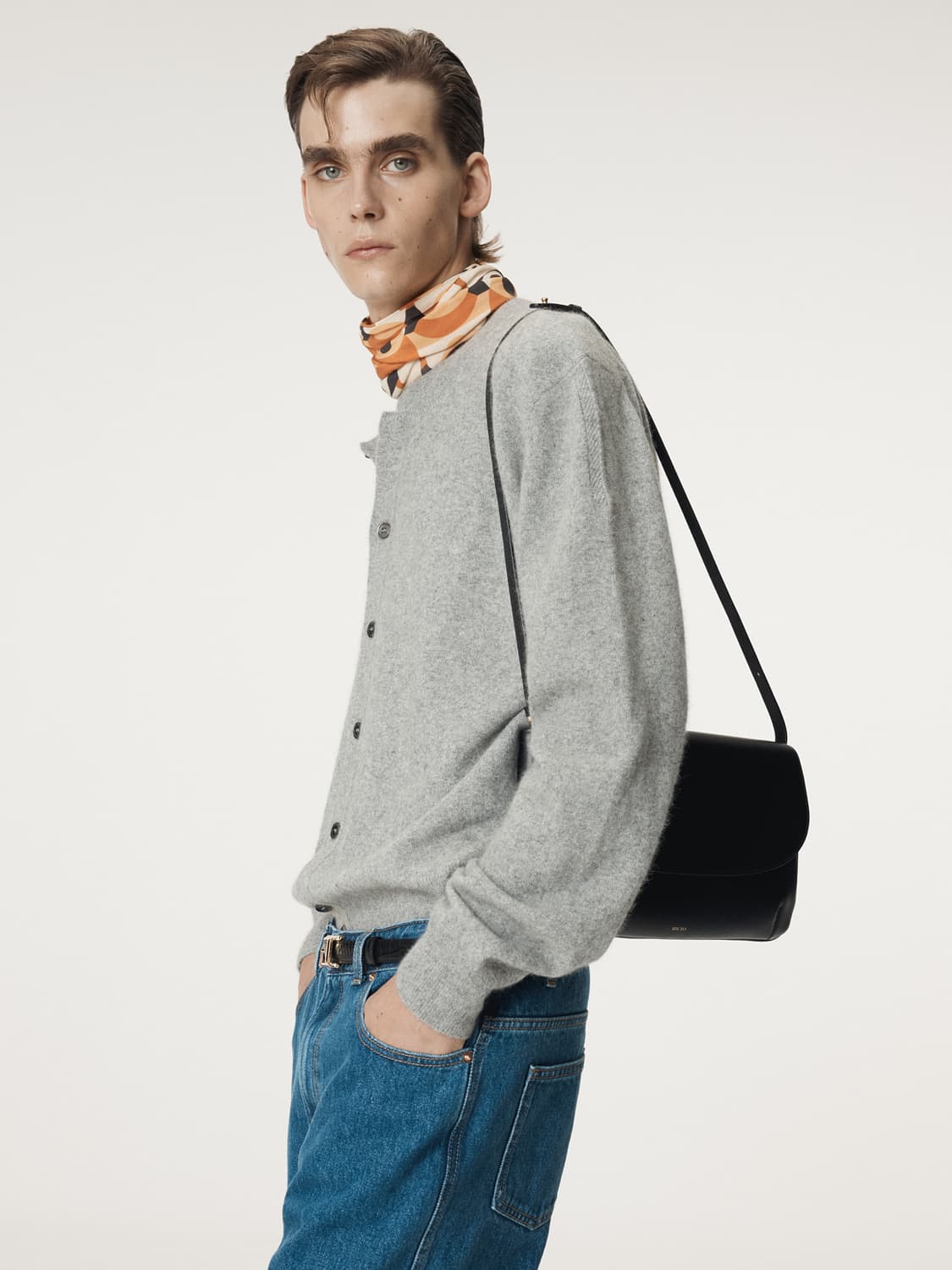 (L) 렉토 RECTO CREW NECK LAYERED CARDIGAN 상품이미지1