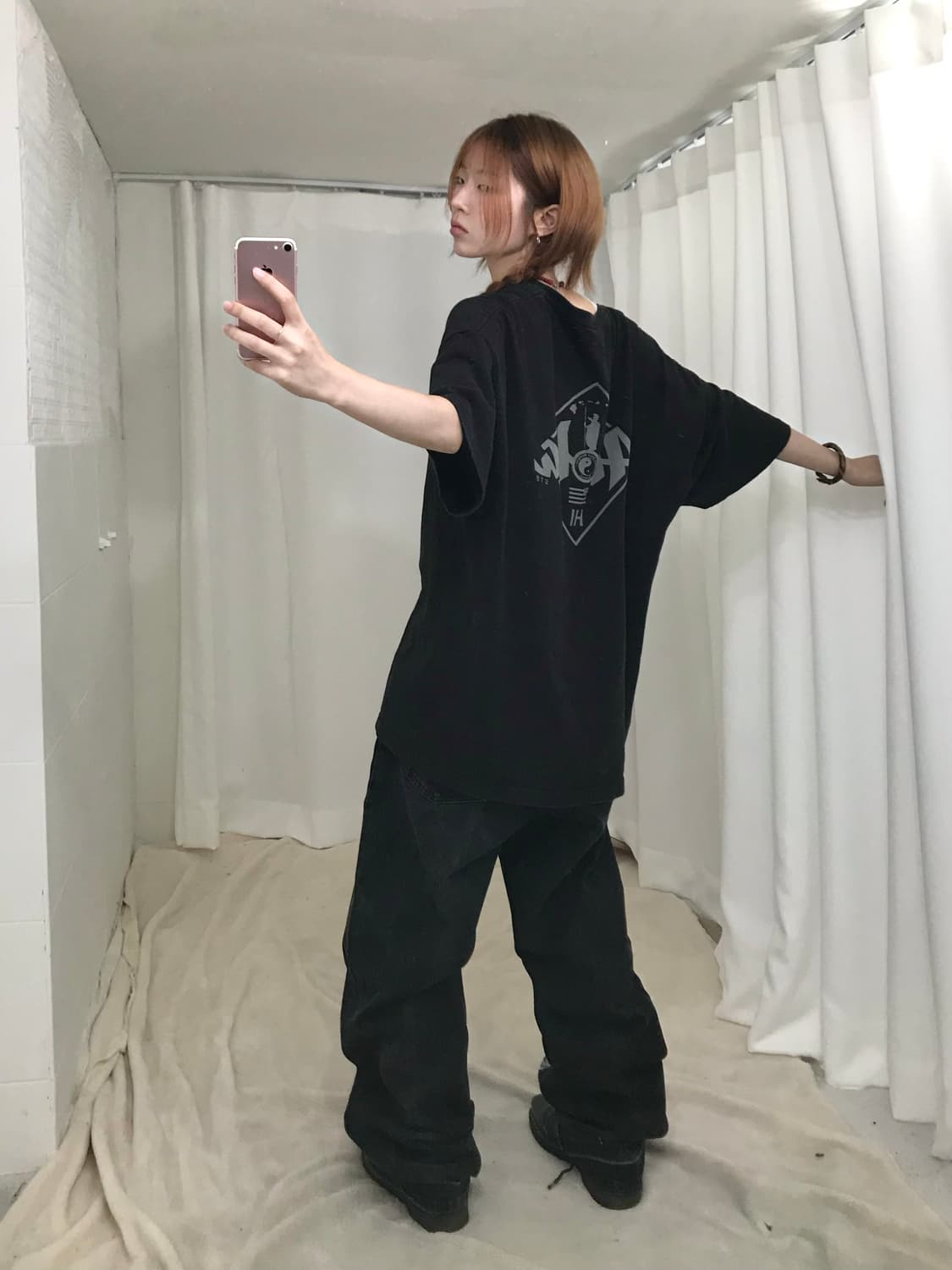 🏴‍☠️ 스윙잉 본 커스텀 블랙 스트릿 코디 세트 상품이미지3