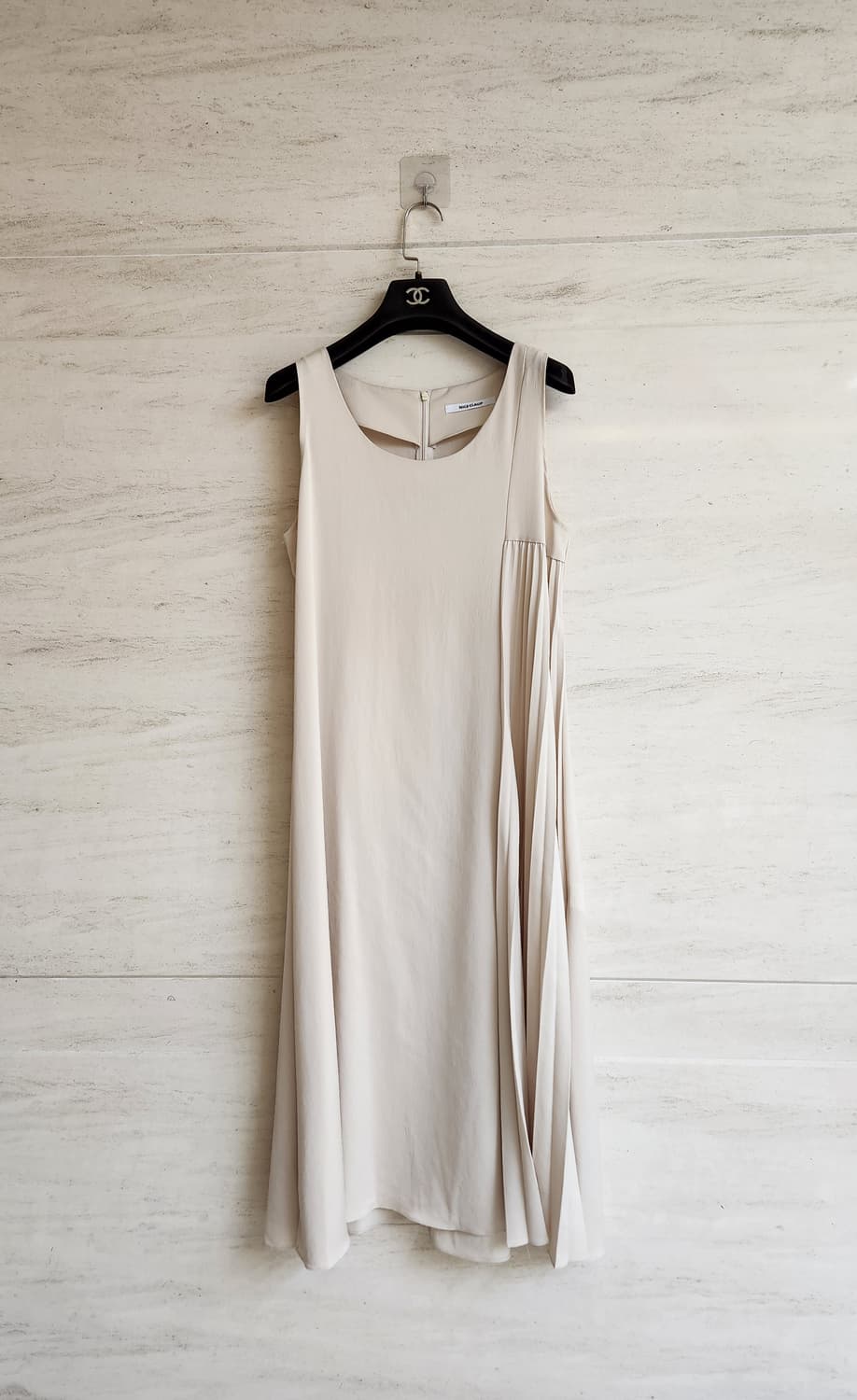 보브 크롭자켓+나이스클랍 슬리브리스 플리츠 원피스 프리사이즈 상품이미지5