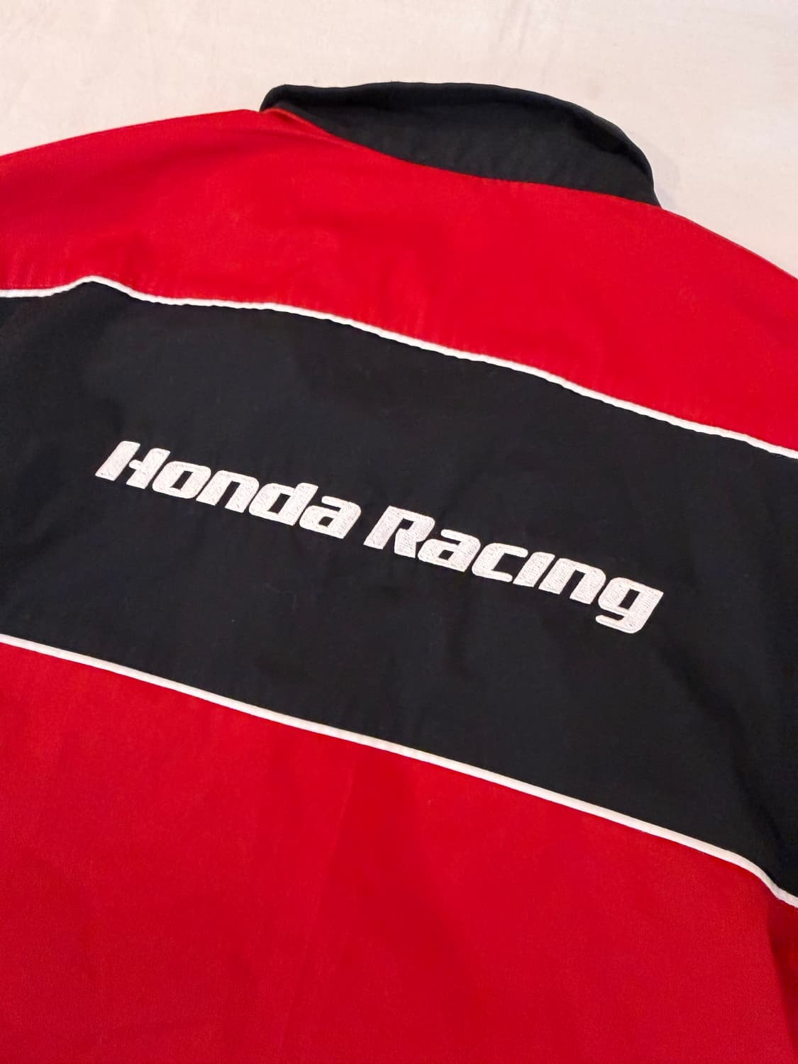 00s 혼다 인디카 레이싱 반팔 셔츠 레드 블랙 상품이미지5