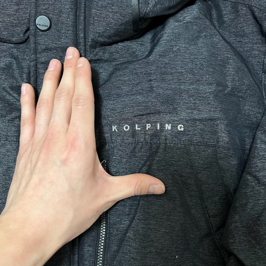 콜핑 남성 구스다운 후드 패딩 XL/105  상품이미지5