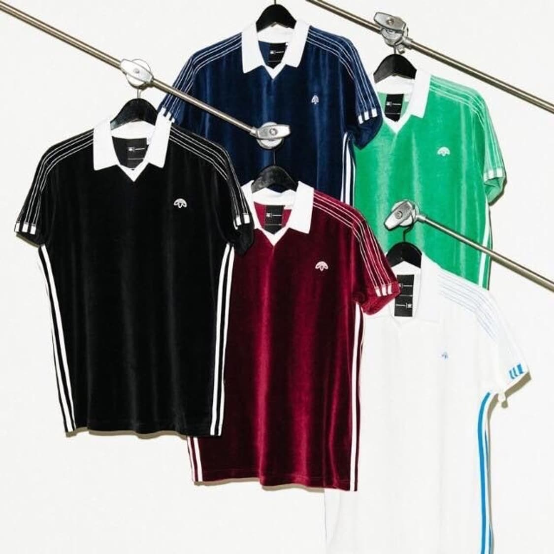 (XL, L 택1) 아디다스 x 알렉산더왕 벨루어 반팔 그린 상품이미지2