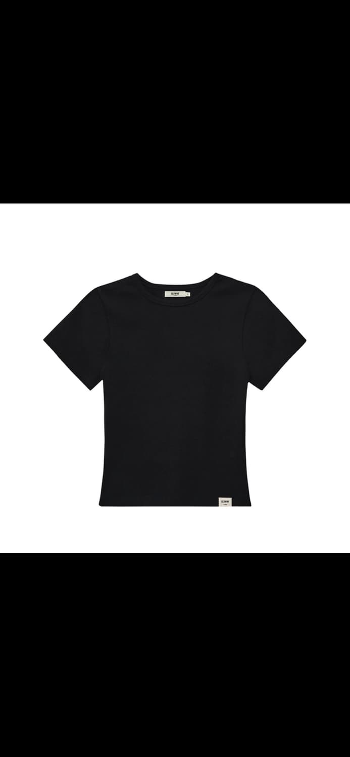 글로니 Glowny G Baby Tee 블랙 새상품 상품이미지1