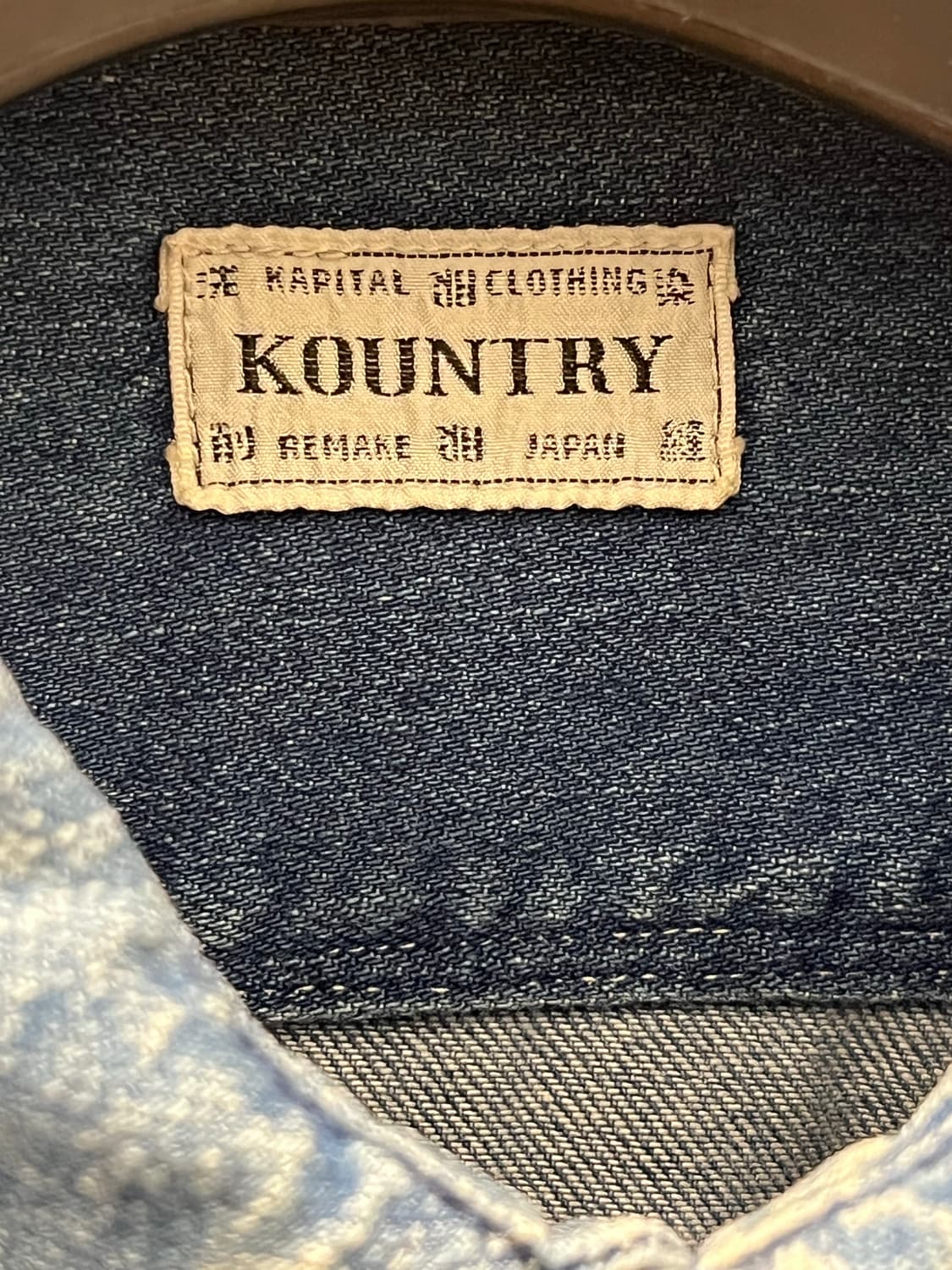 캐피탈 본 데님 셔츠 상품이미지4