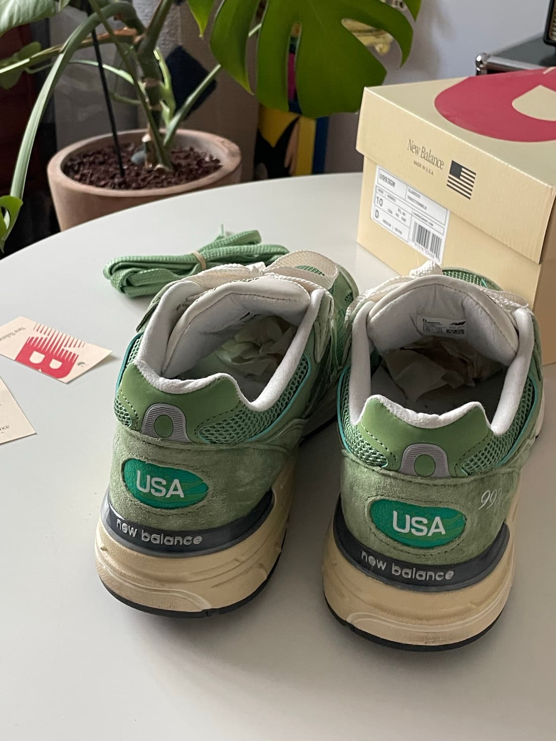 뉴발란스 993 made in USA Chive sea salt 상품이미지7