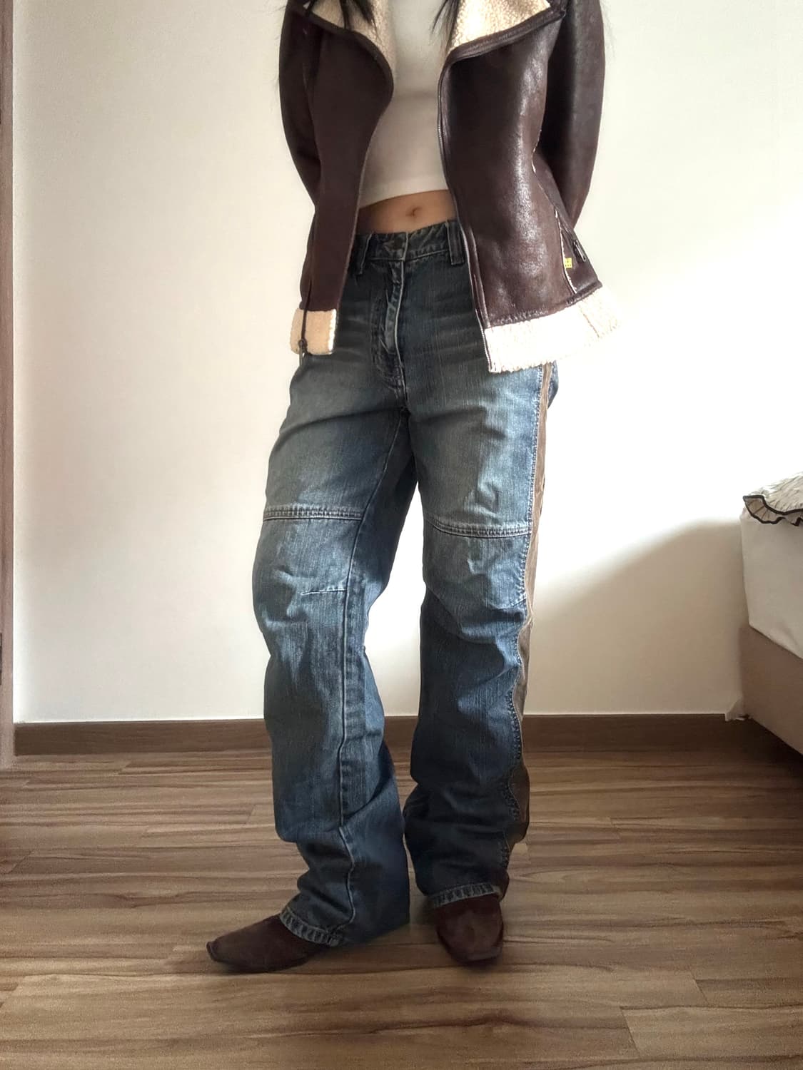 그런지 데님 팬츠 상품이미지3