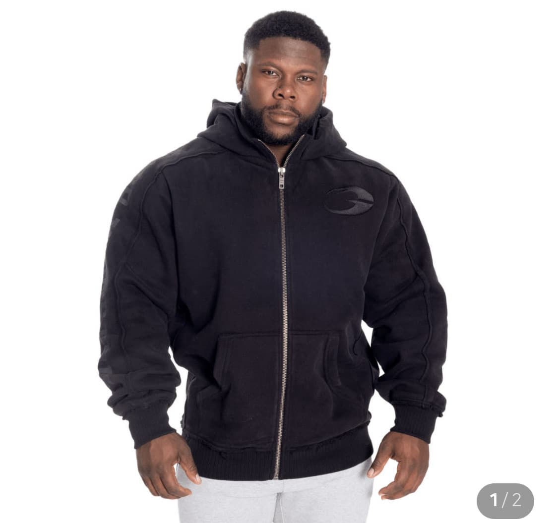 가스프 GASP PRO 후드집업 블랙 L 새상품! 상품이미지1