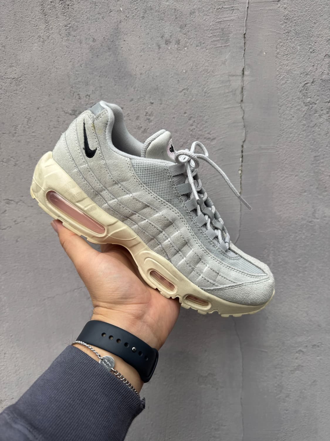 나이키 에어맥스 95 그레이 앤 핑크 품 상품이미지7